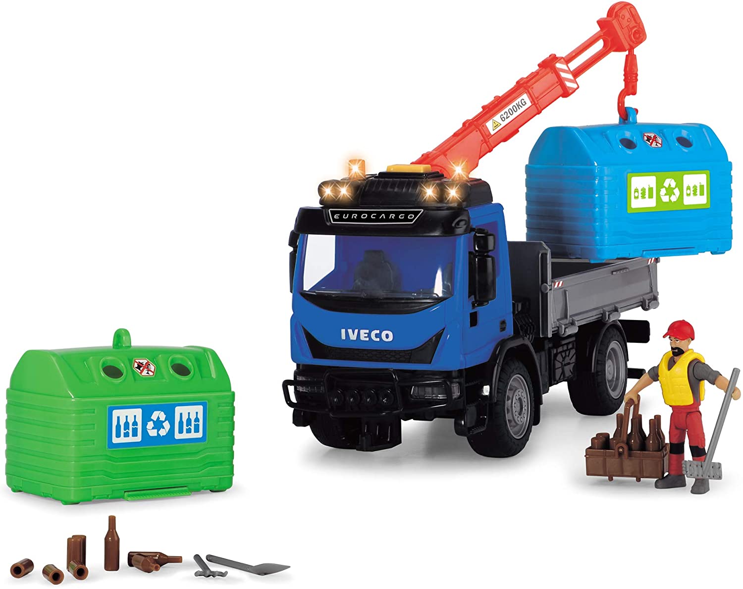 Set de joaca - Iveco Recycling Container Set | Dickie Toys - 4