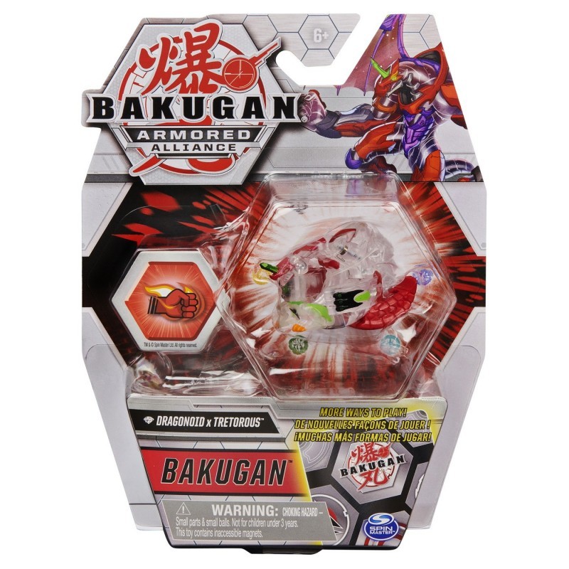 Figurina - Bakugan S2 Armored Alliance - Dragonoid cu Card Baku-Gear Tretorous | Spin Master