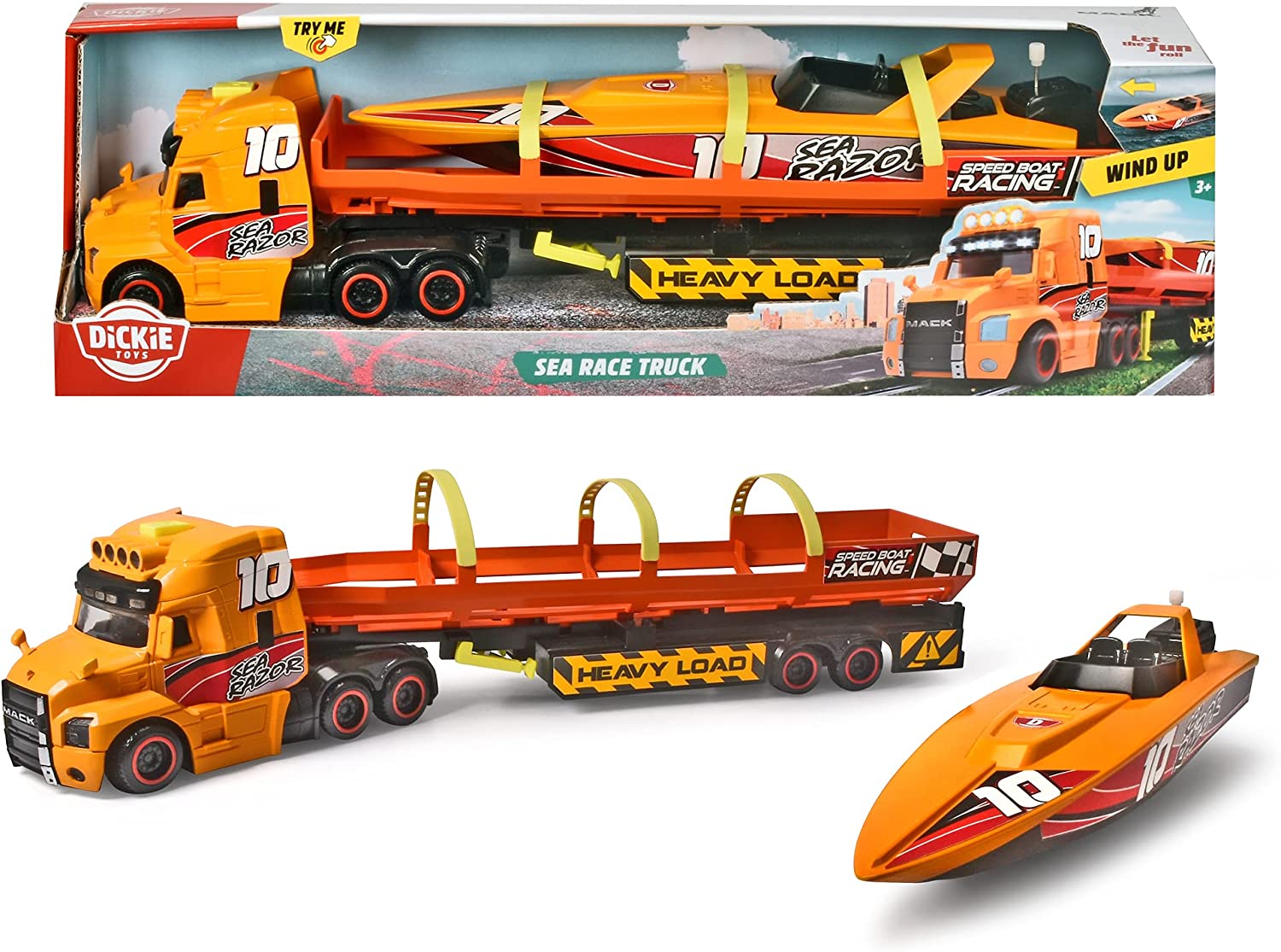 Set de joaca - Sea Race Truck | Dickie Toys - 0