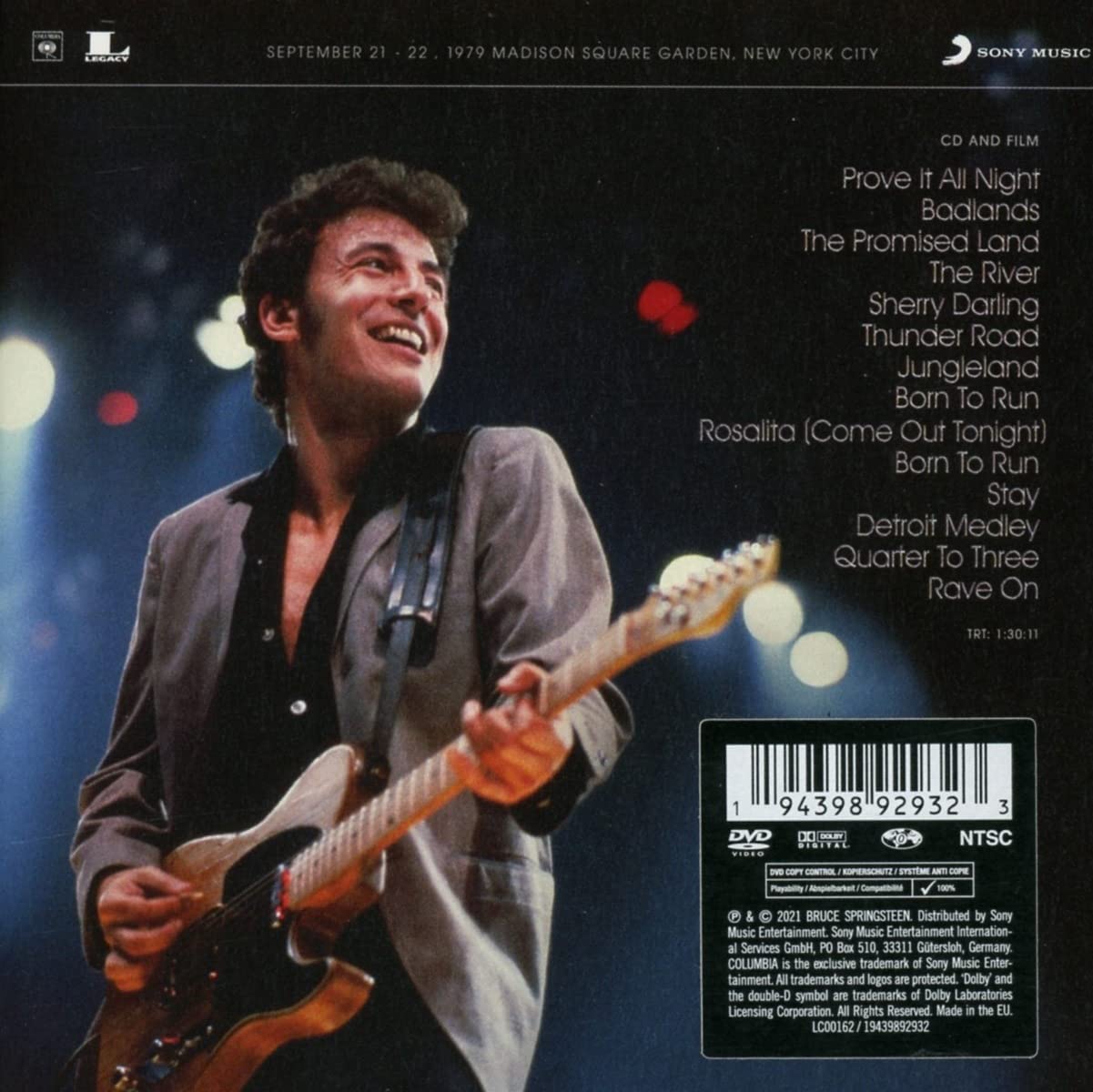 The Legendary 1979 No Nukes Concerts (2CD+DVD) | Bruce Springsteen, The E Street Band