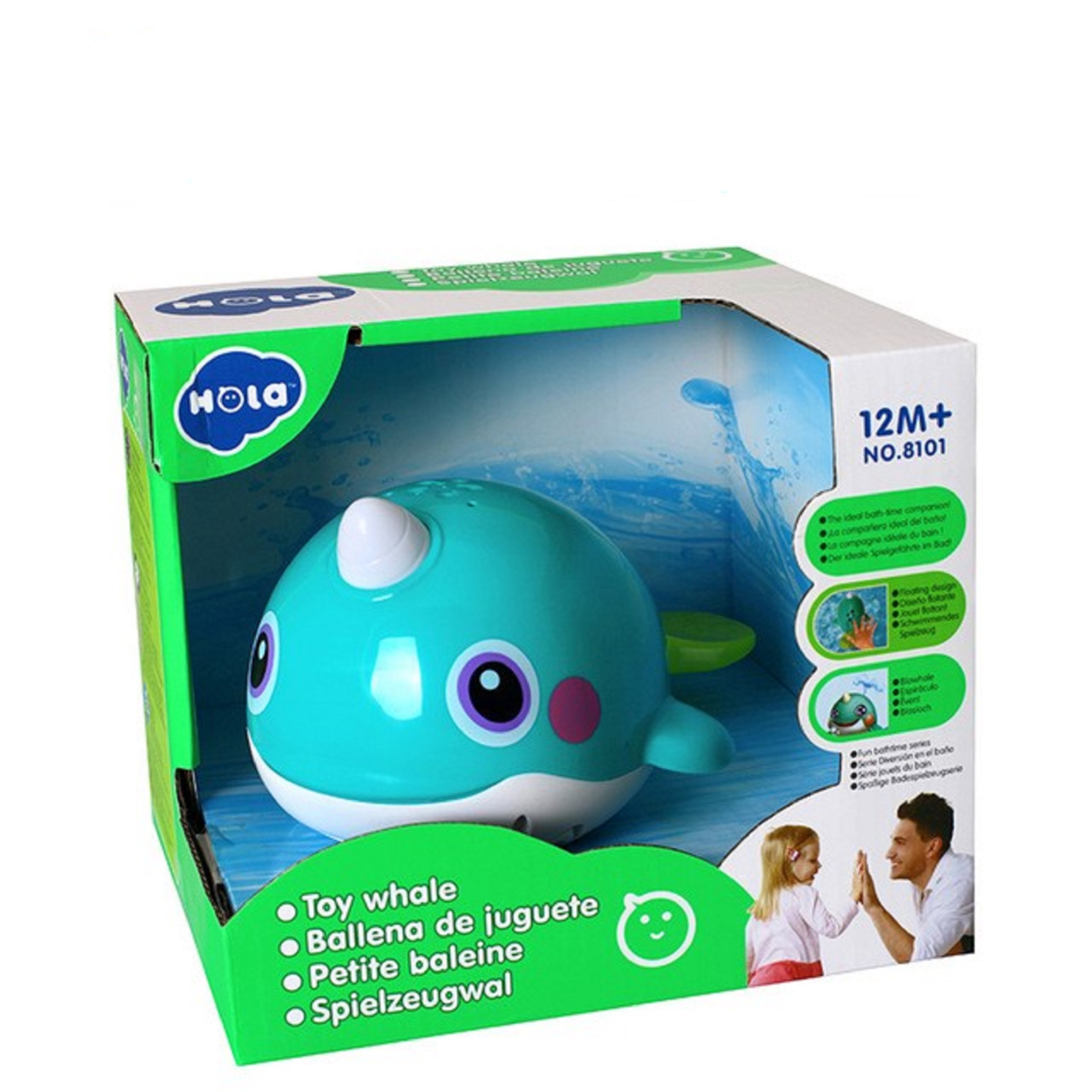 Jucarie pentru baie - Balena luminoasa