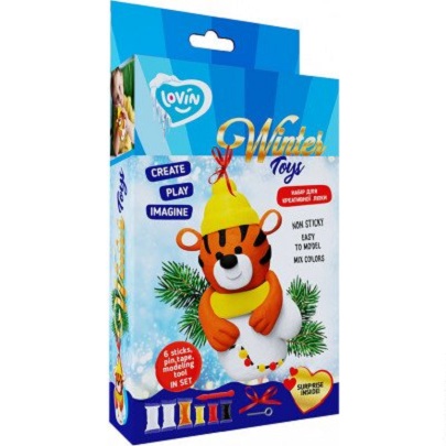 Set de modelat plastilina - Tiger | Okto Clay - 1 | YEO