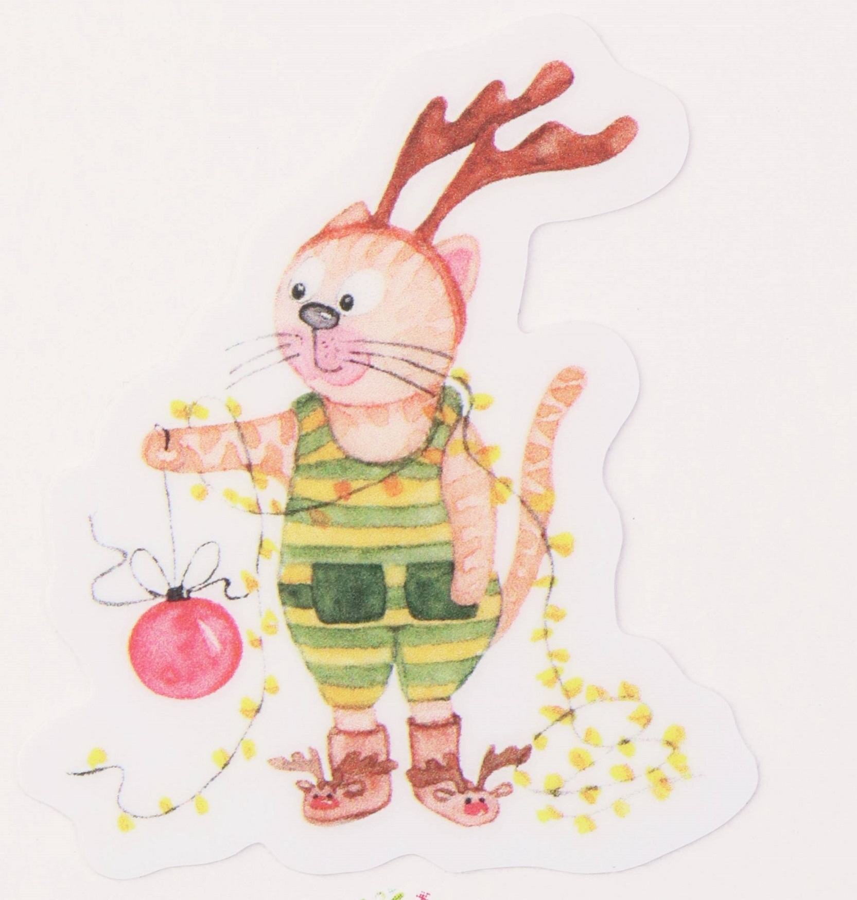  Sticker - Elf Cat | Buburuza cu ghetute 