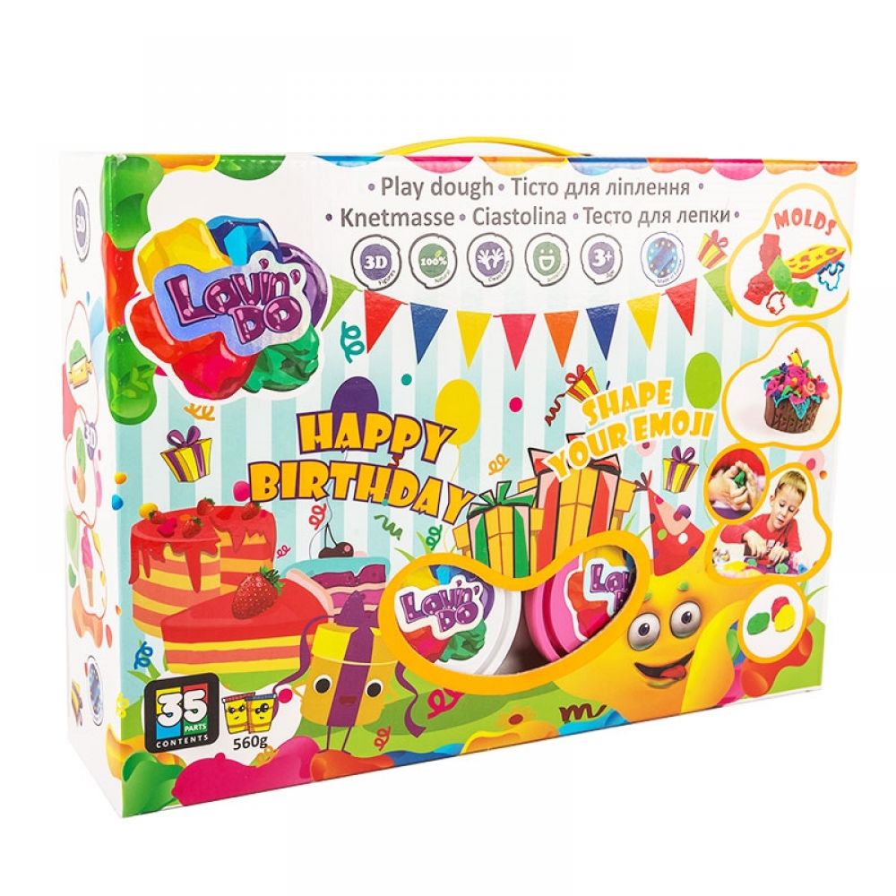 Set de modelat plastilina - Happy Birthday | Okto Clay - 1 | YEO