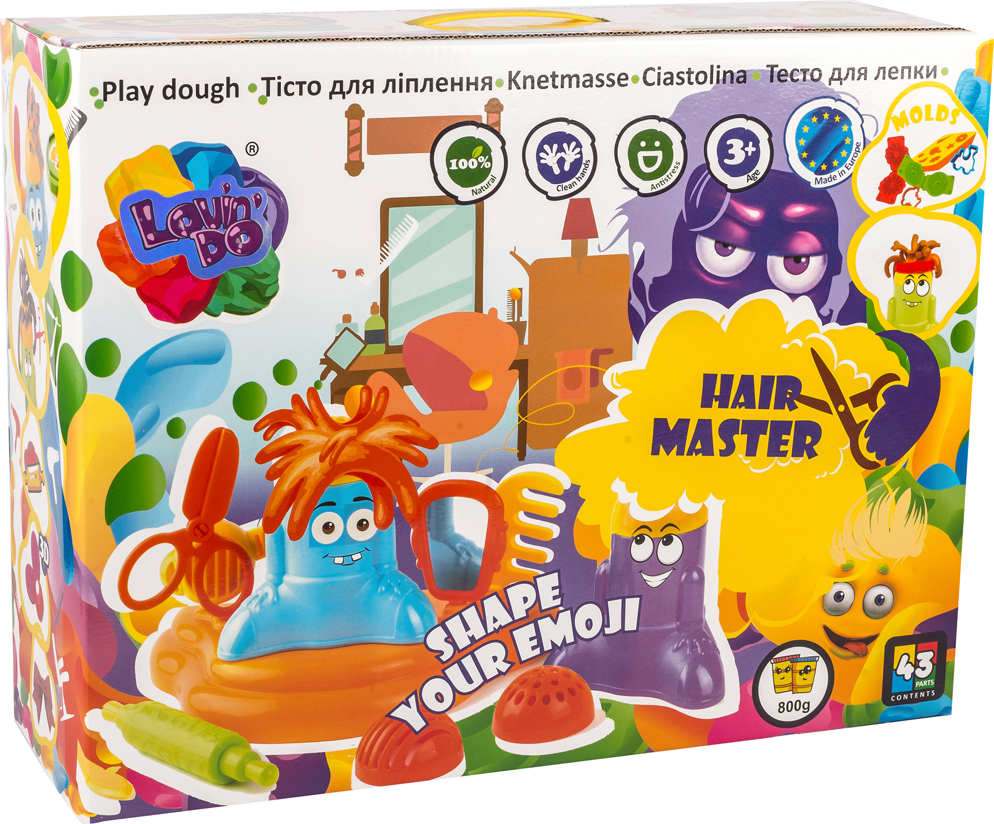 Set plastilina - Hair Master | Okto Clay - 3 | YEO