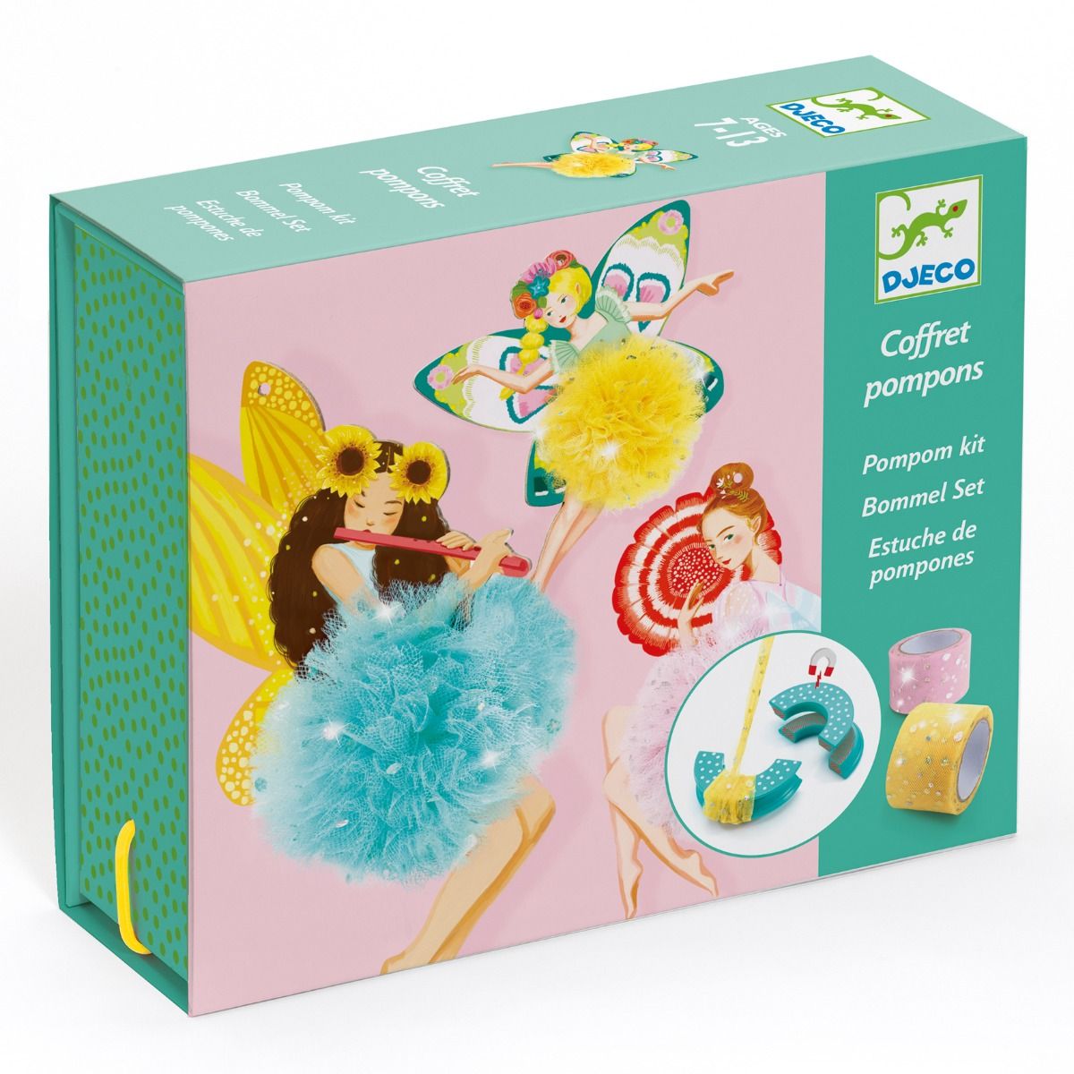 Kit creativ - Fairy Pompoms | Djeco - 4 | YEO