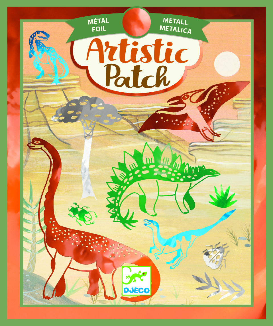 Set creativ patch-uri - Artistic Patch - Dinosaurus