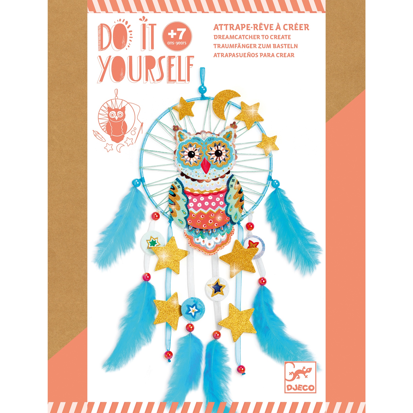 Set DIY - Dreamcatcher Golden Owl | Djeco