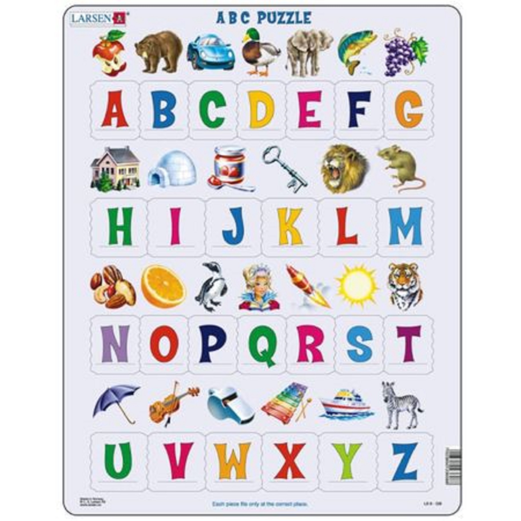 Puzzle Maxi - Literele Mar ale Alfabetului |