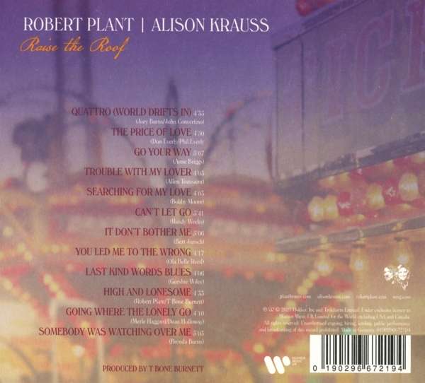 Raise The Roof | Robert Plant, Alison Krauss