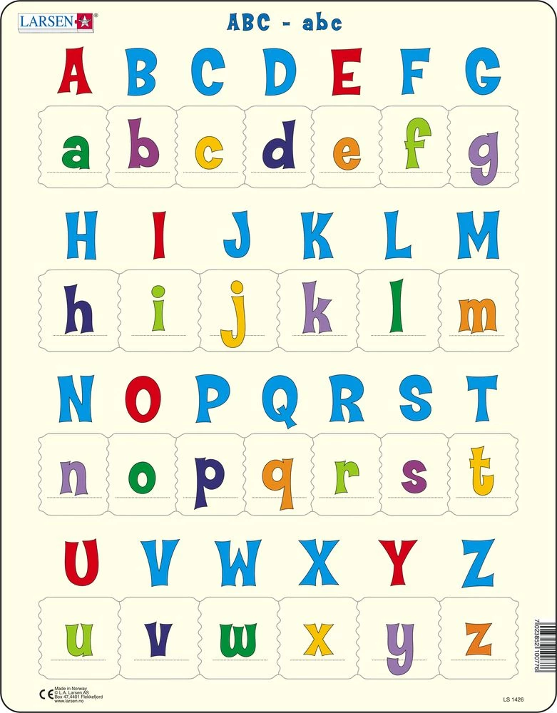 Puzzle 26 piese - Maxi - All the Upper and Lower Case Letter | Larsen