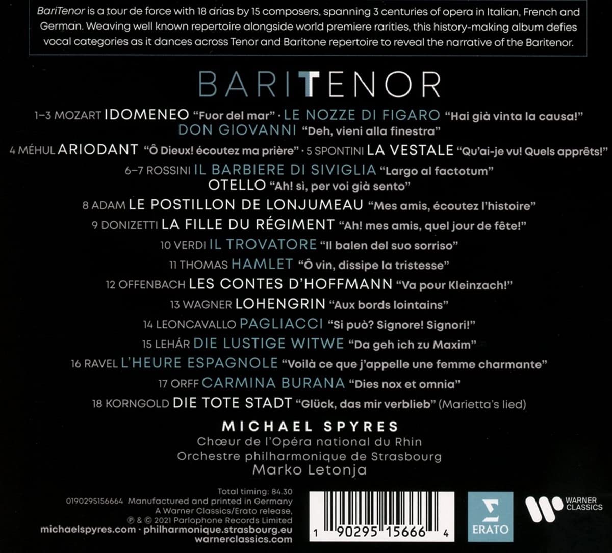 Baritenor | Michael Spyres, Orchestre Philharmonique De Strasbourg, Marko Letonja