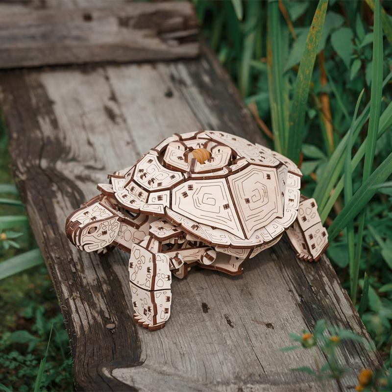 Puzzle 3D din lemn - Turtle, 269 | EWA - 1
