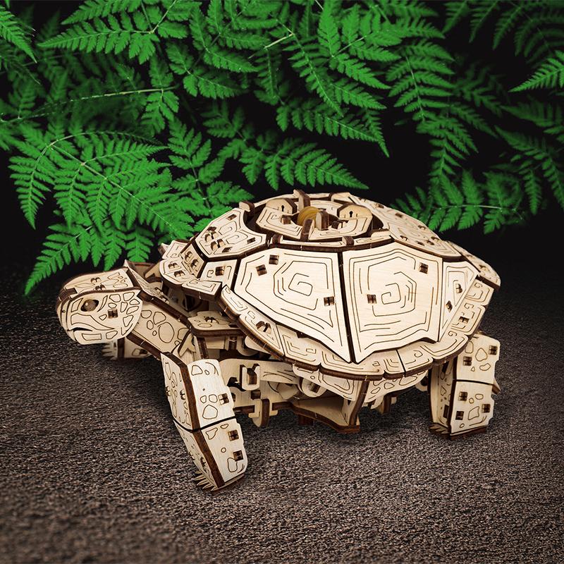 Puzzle 3D din lemn - Turtle, 269 | EWA - 3