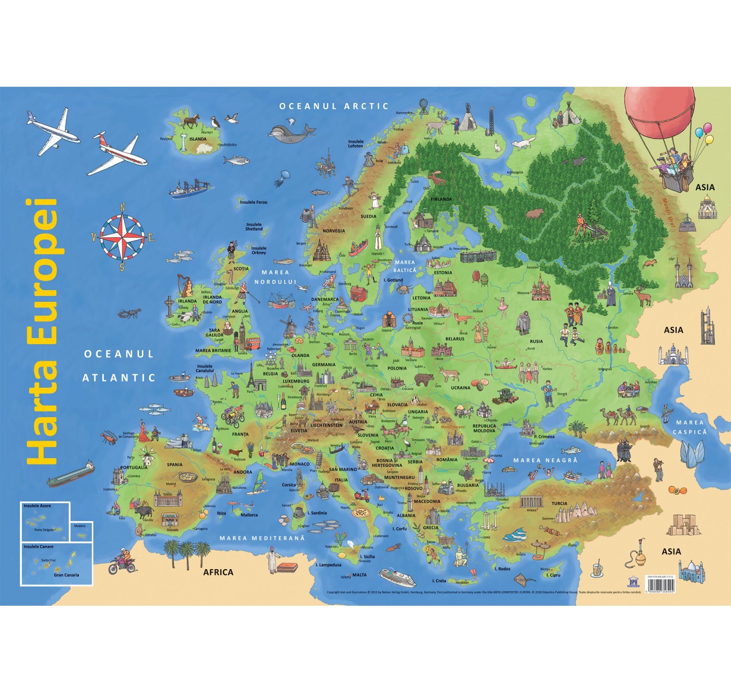 Harta Europei | carturesti.ro