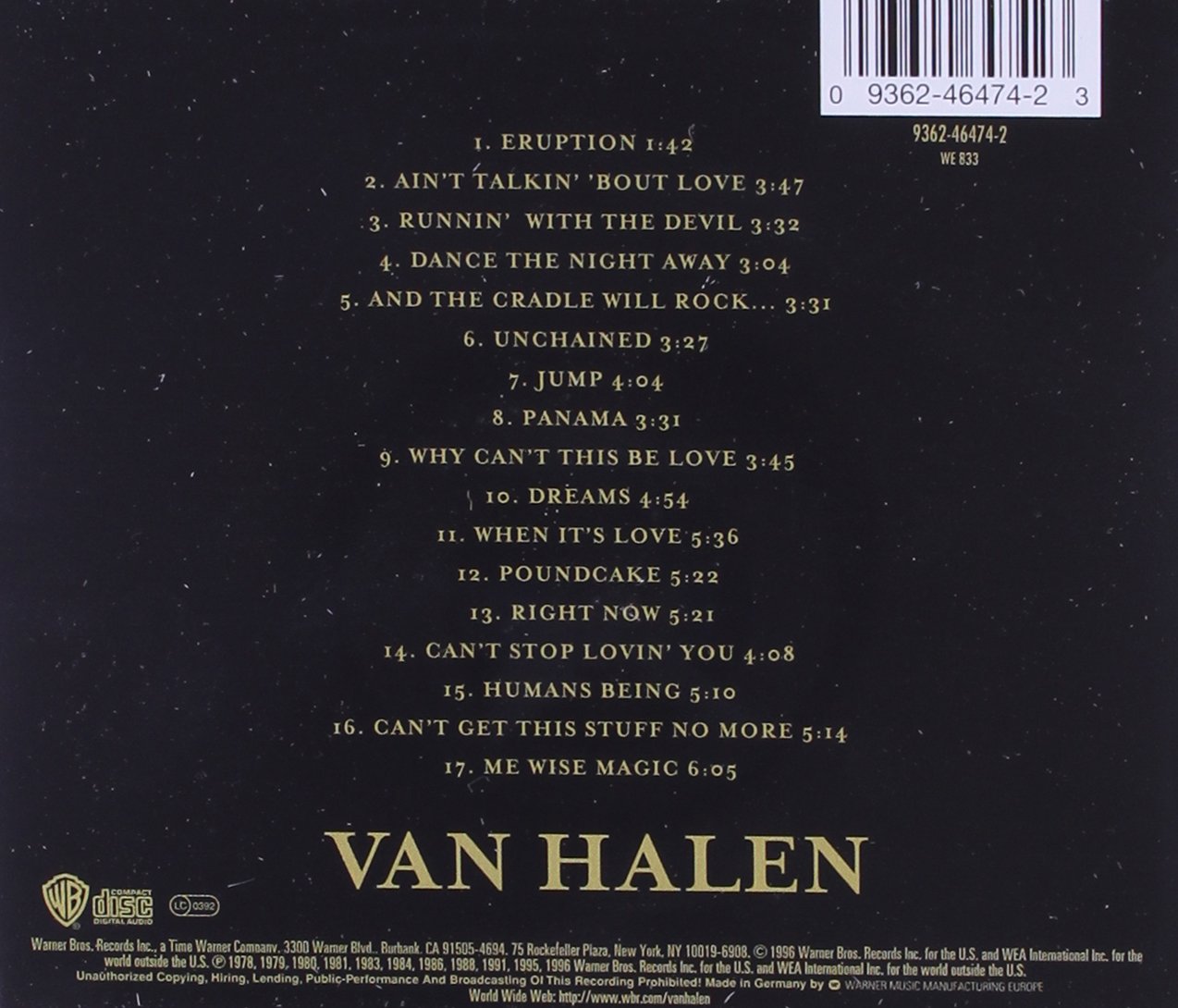 The Best of Van Halen - Volume 1 | Van Halen