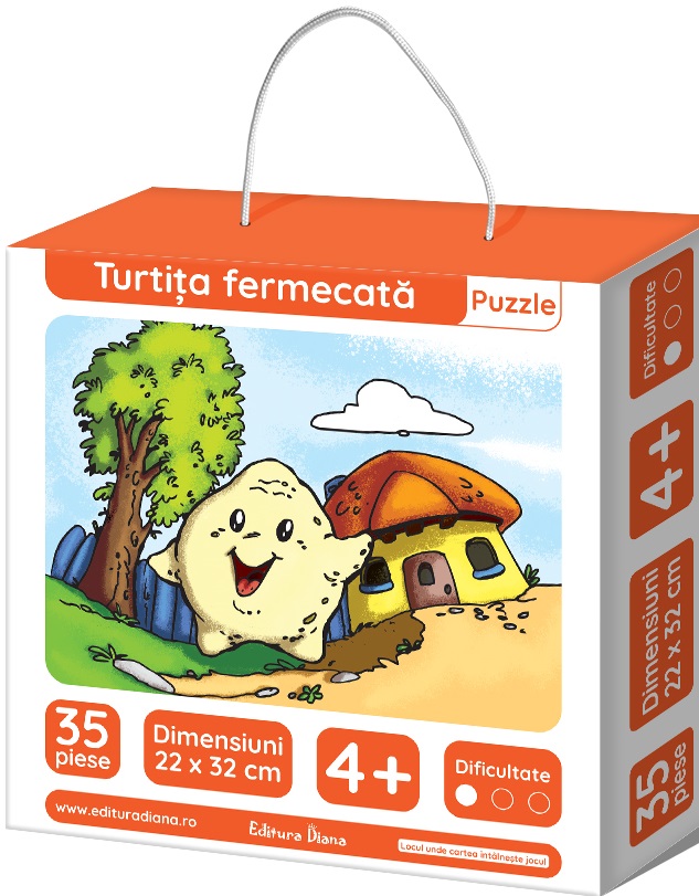 Turtita fermecata - puzzle educational 35 piese | Diana