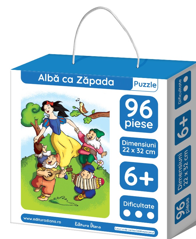 Alba ca Zapada - puzzle educational 96 piese | Diana