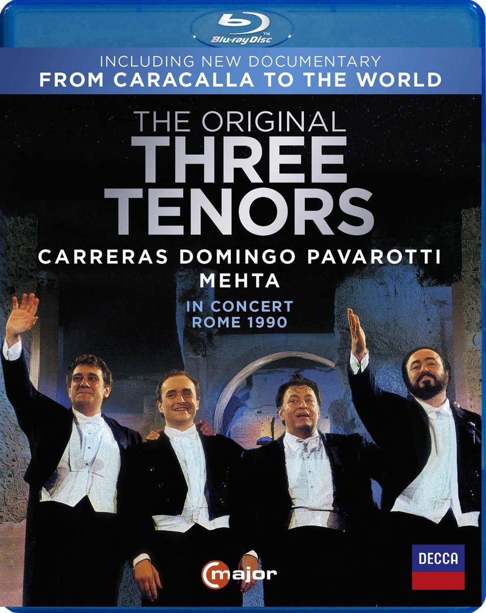 The Original Three Tenors. In Concert Rome 1990 | Luciano Pavarotti, Placido Domingo, Jose Carreras, Orchestra Del Maggio Musicale Fiorentino, Orchestra del Teatro dell'Opera di Roma, Rubin Mehta image0