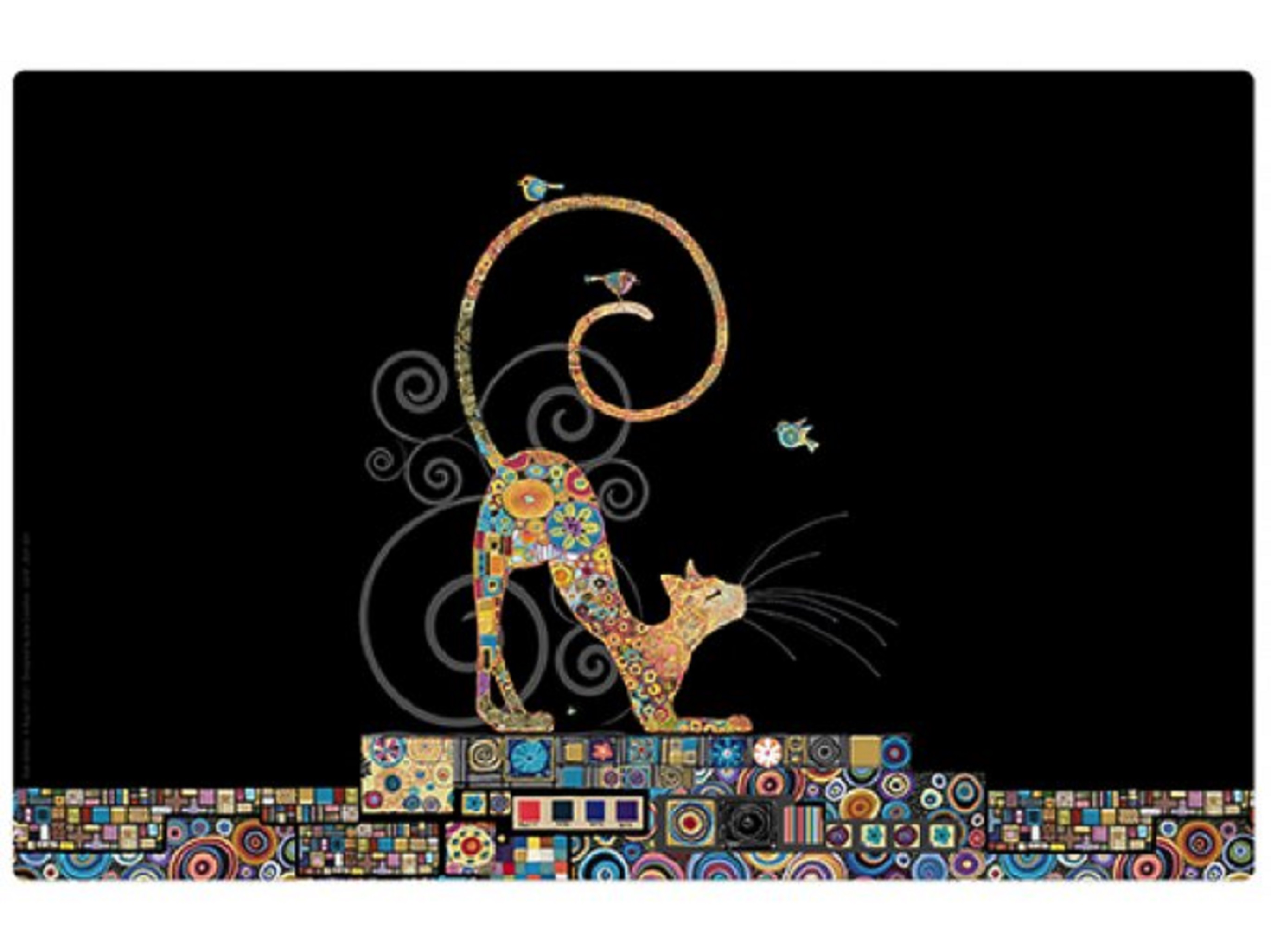 Suport farfurie - Bug Art - Jewel Cat | Kiub