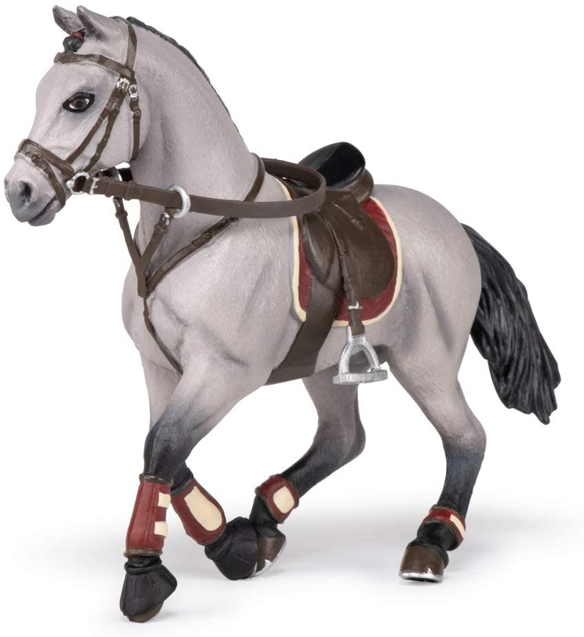 Figurina - Competition horse and horsewoman | Papo - 7 | YEO