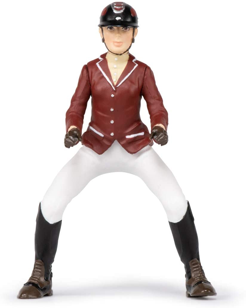 Figurina - Competition horse and horsewoman | Papo - 8 | YEO