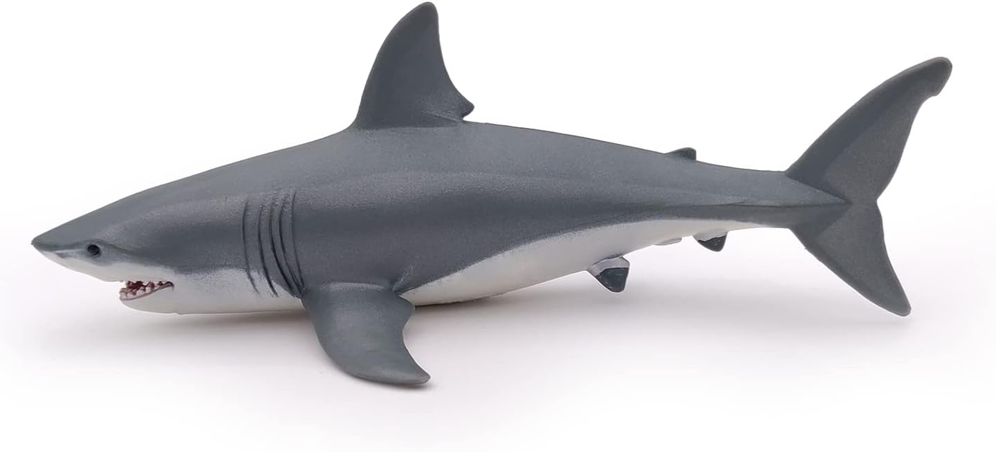 Figurina - Marine Life - White Shark | Papo - 3 | YEO