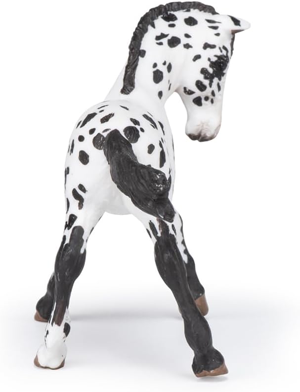 Figurina - Black appaloosa foal | Papo - 4 | YEO