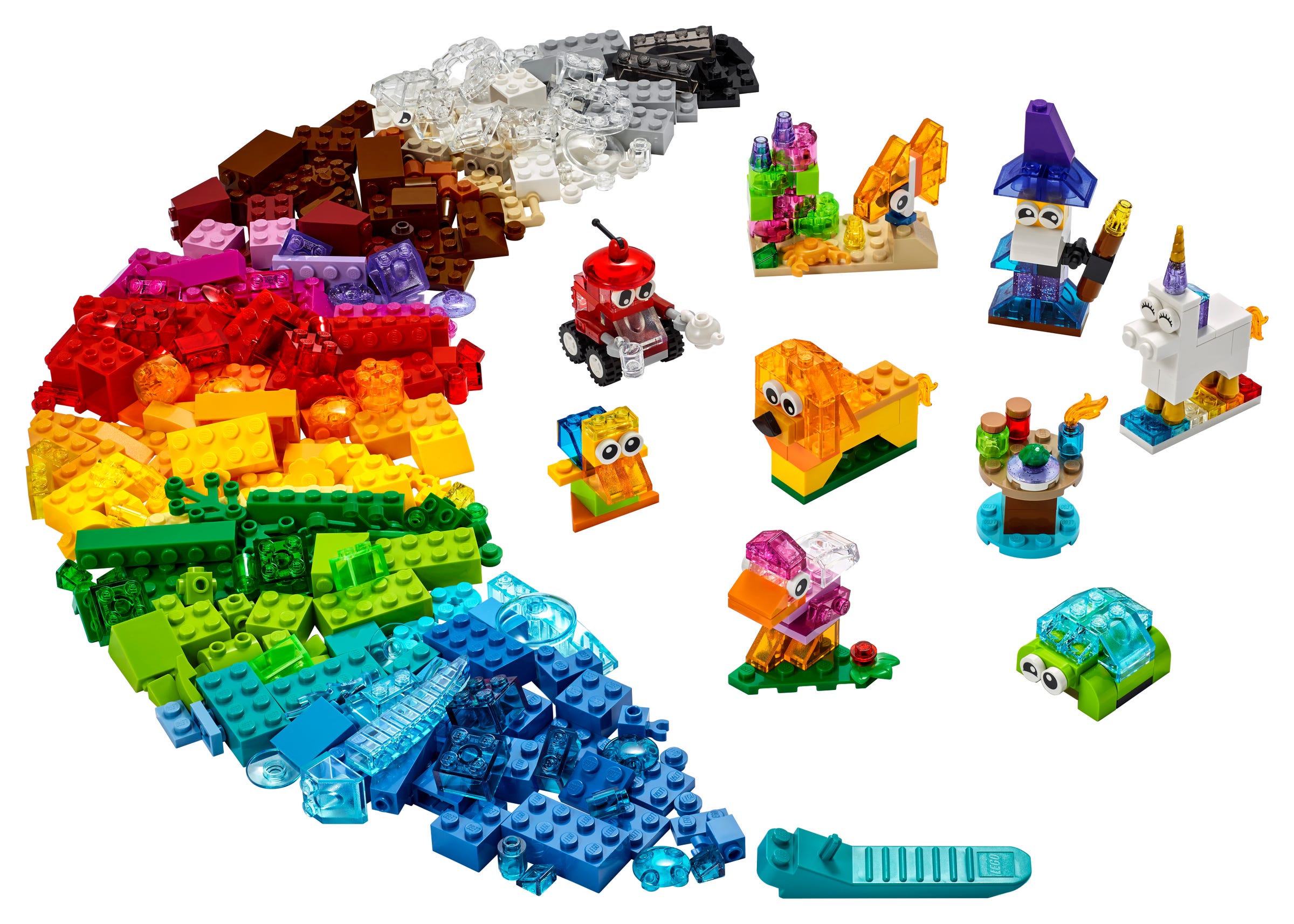 LEGO Classic - Caramizi transparente creative (11013) | LEGO