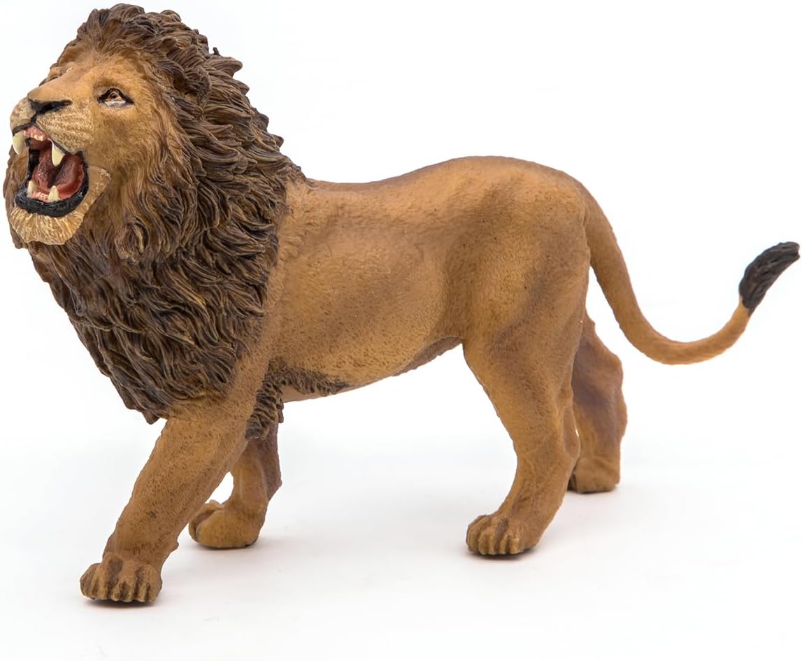 Figurina - Wild Animal Kingdom - Roaring lion | Papo - 5 | YEO