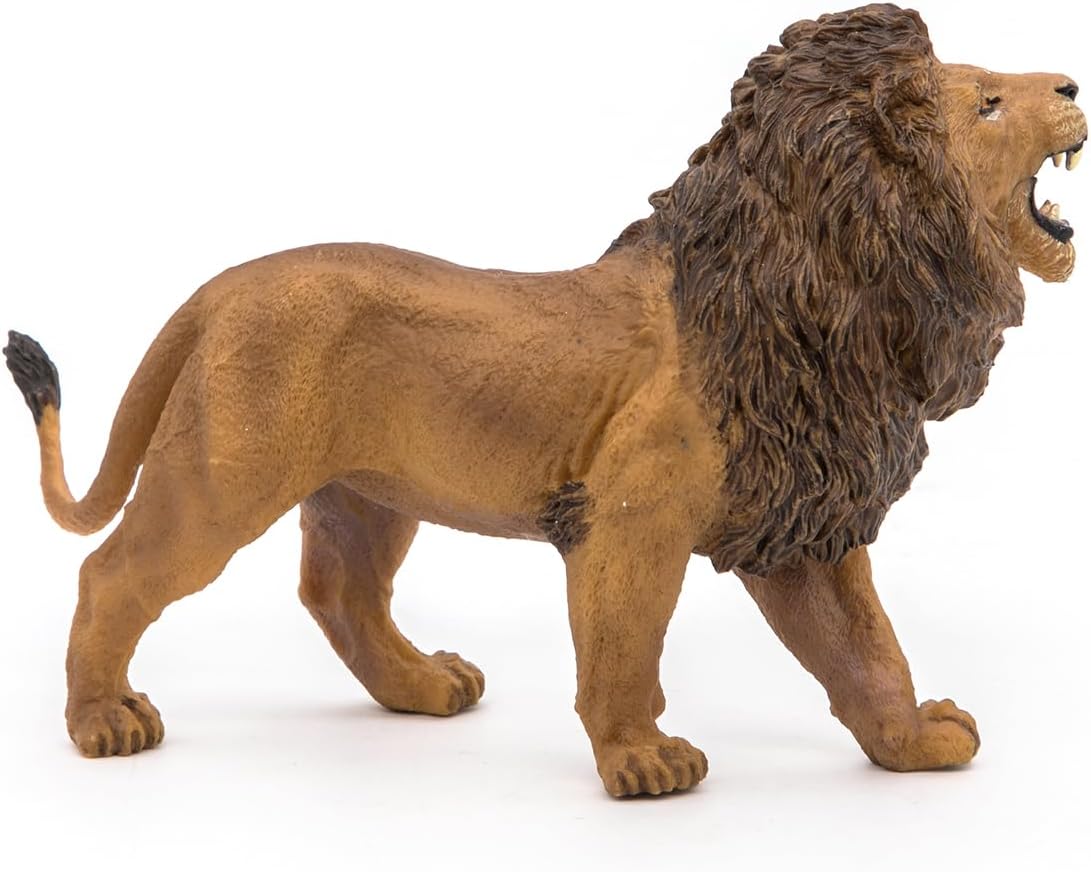 Figurina - Wild Animal Kingdom - Roaring lion | Papo - 4 | YEO