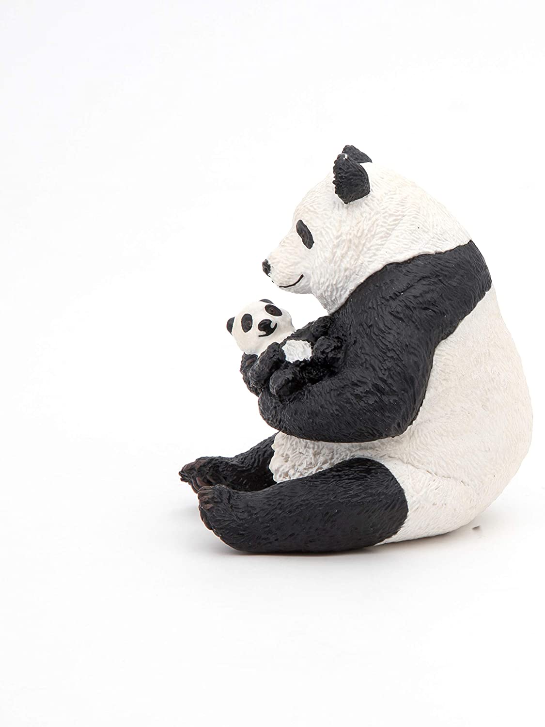 Figurina - Wild Animal Kingdom - Sitting Panda and Baby | Papo - 4 | YEO