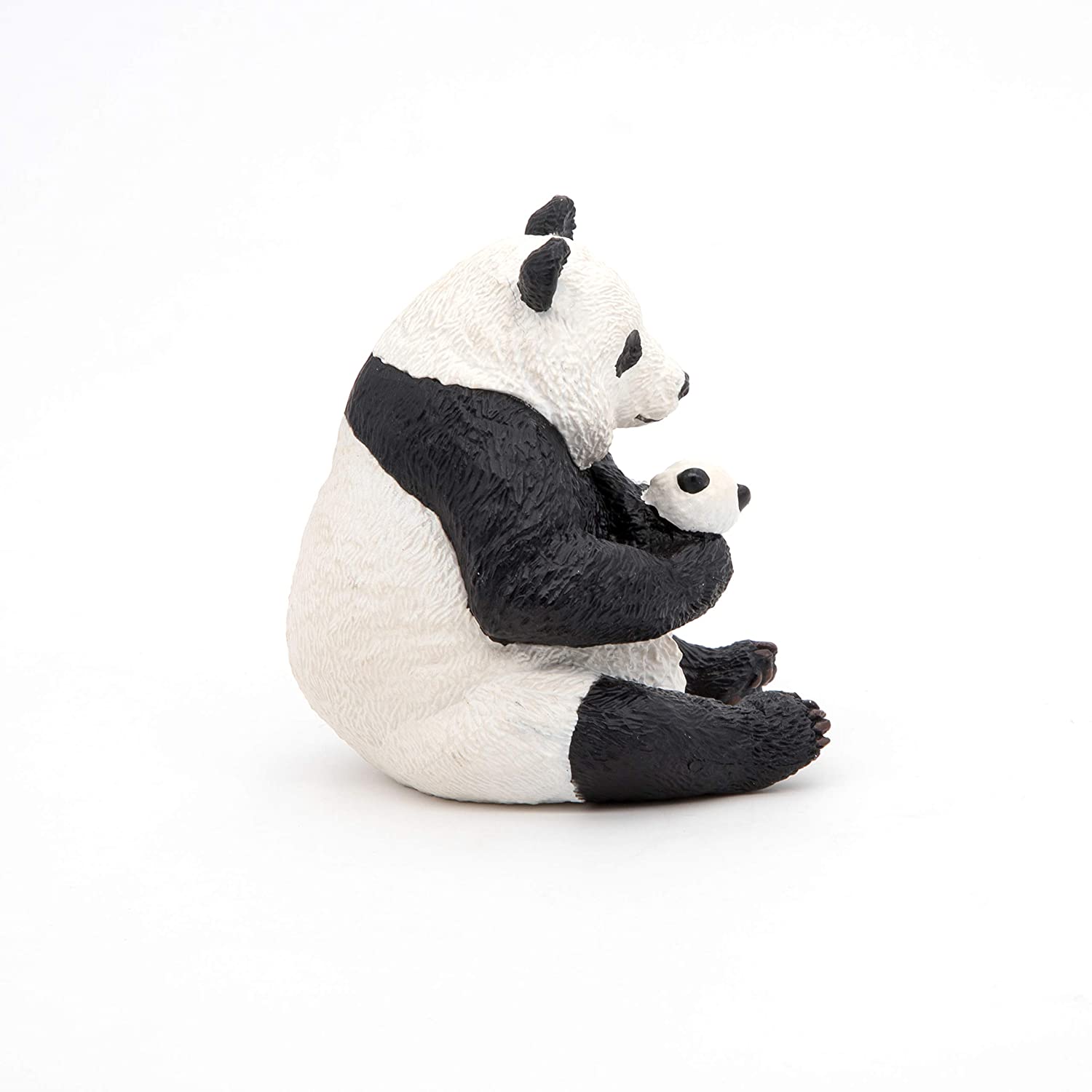 Figurina - Wild Animal Kingdom - Sitting Panda and Baby | Papo - 5 | YEO