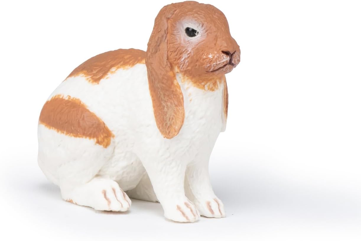 Figurina - Farmyard Friends - Lop Rabbit | Papo - 4 | YEO