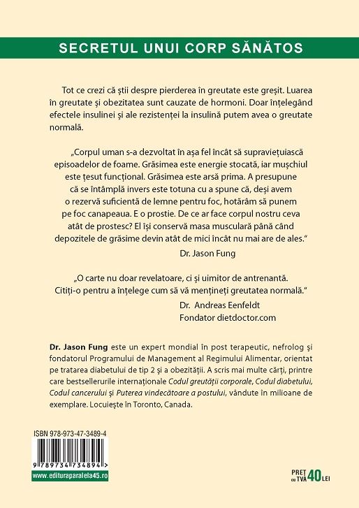 Codul greutatii corporale | Jason Fung