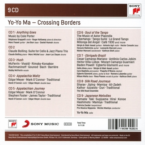 Yo-Yo Ma - Crossing Borders (9CD) | Yo-Yo Ma