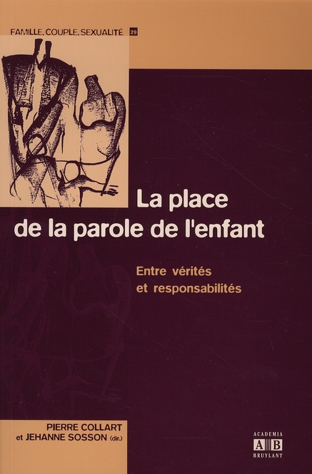 Place de la parole chez l\'enfant |  Pierre Collart,  Jehanne Sosson