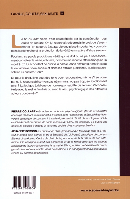 Place de la parole chez l\'enfant | Pierre Collart, Jehanne Sosson - 1 | YEO