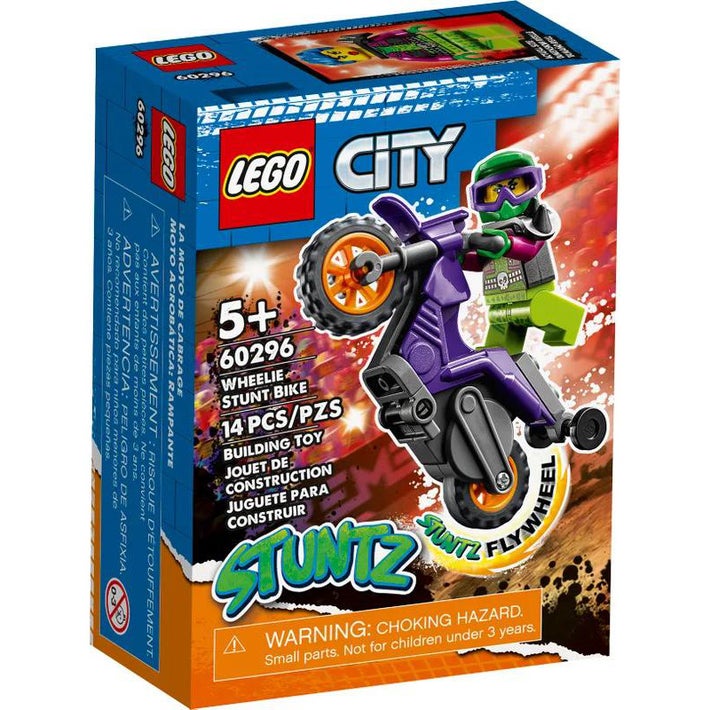 LEGO City - Wheelie Stunt Bike (60296) | LEGO