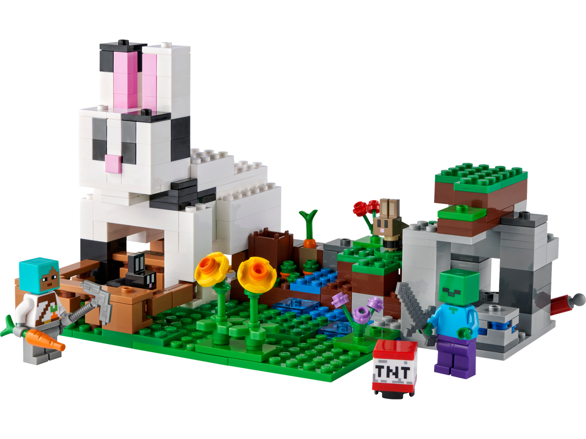 LEGO Minecraft - Ferma de iepuri (21181) | LEGO