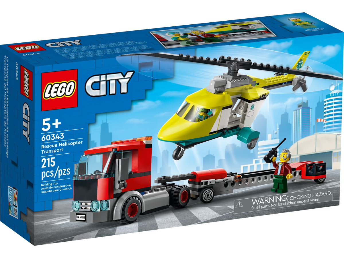 LEGO City - Rescue Helicopter Transport (60343) | LEGO