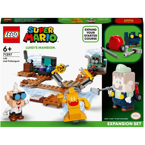 LEGO Super Mario - Luigi’s Mansion Lab and Poltergust Expansion Set (71397) | LEGO