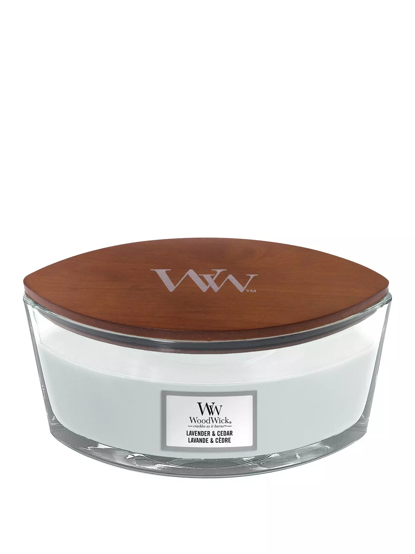 Lumanare parfumata - Ellipse Jar Lavender & Cedar | WoodWick