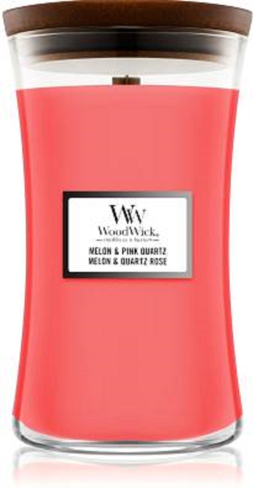 Lumanare paarfumata - Melon & Pink Quarz | WoodWick