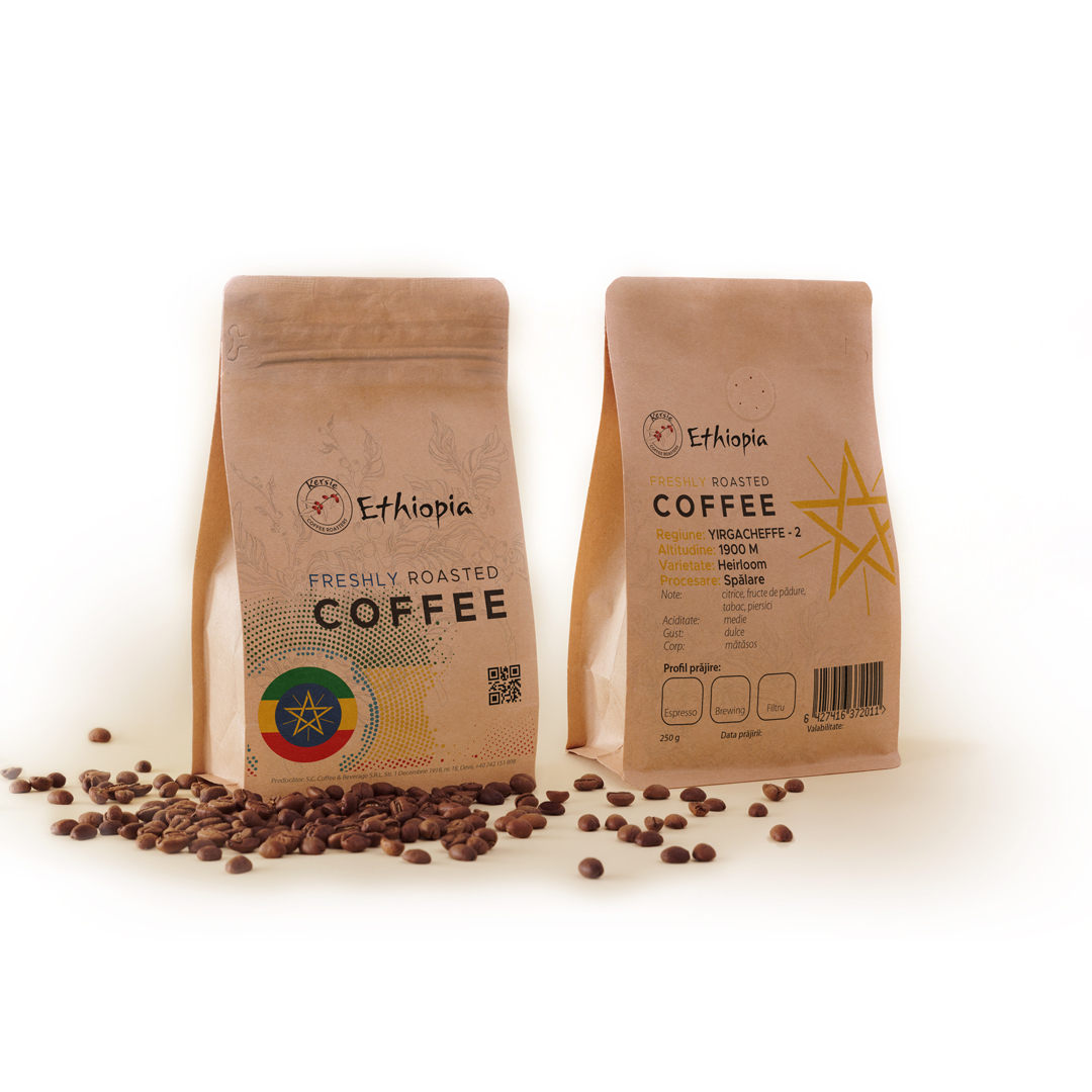 Cafea boabe - Ethiopia, 250g