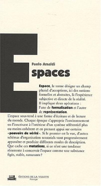 Espaces | Paolo Amaldi