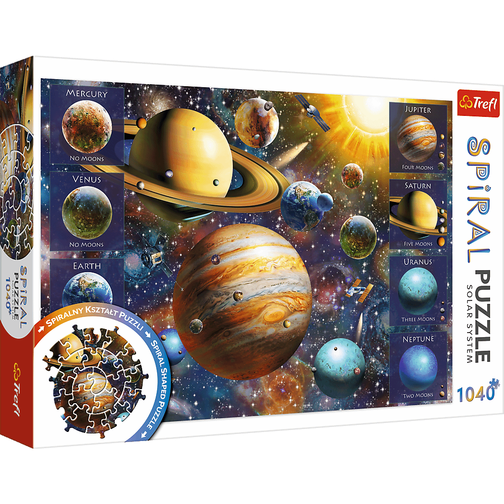 Puzzle 1040 piese - Spiral - Solar System | Trefl