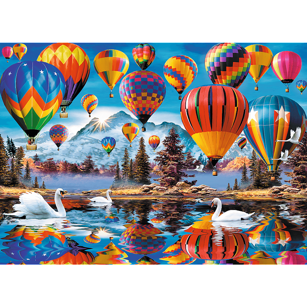 Puzzle din lemn - Colorful Ballons | Trefl - 3