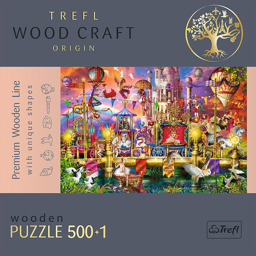 Puzzle din lemn - Magical World | Trefl - 2 | YEO