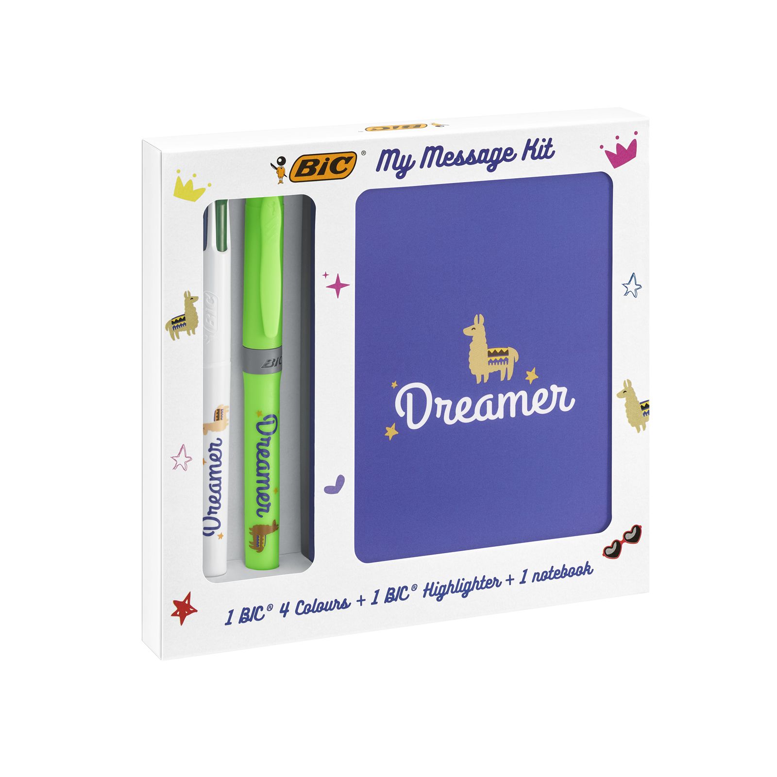 Set carnet si pix - My Message Kit - Dreamer | Bic